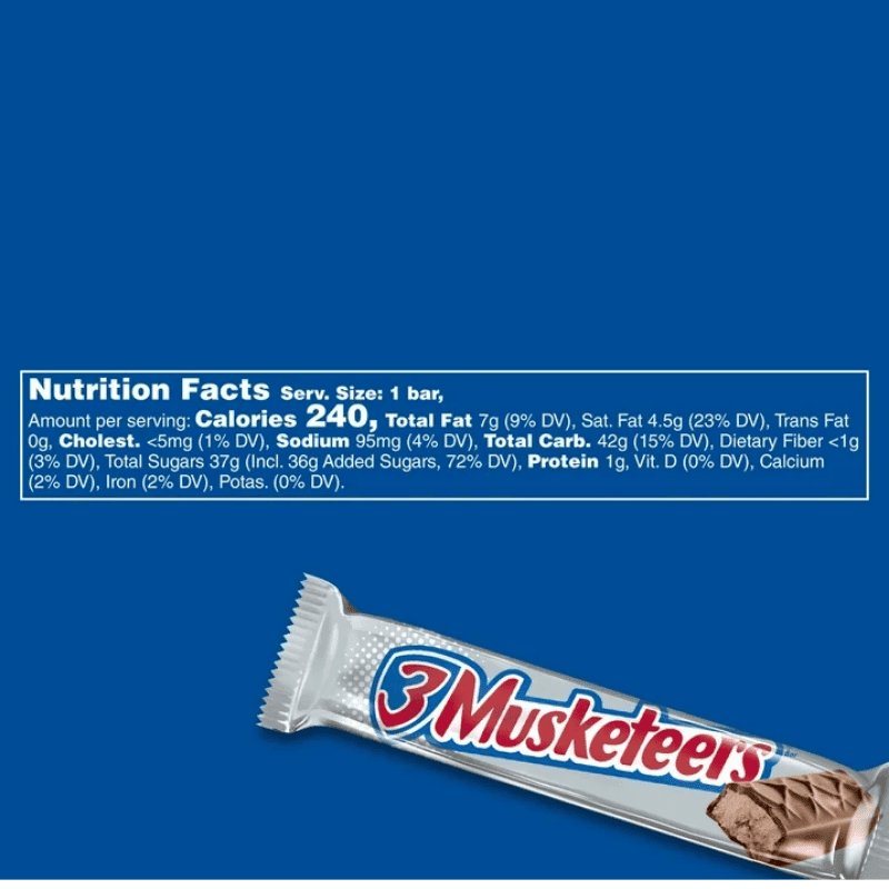 3 musketeers bar chocolate americano