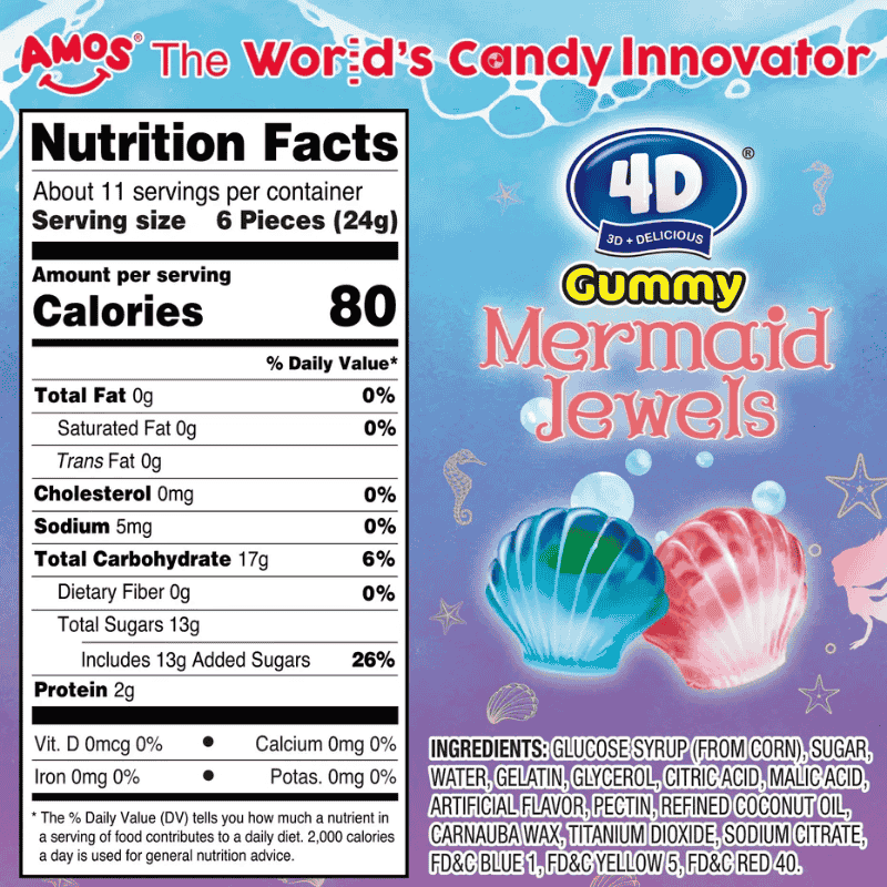 4D Gummy Mermaid Jewels