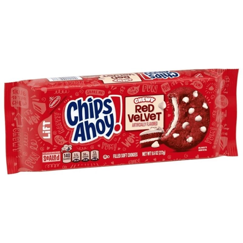 chips ahoy chewy red velvet cookies 9.6 oz 272g