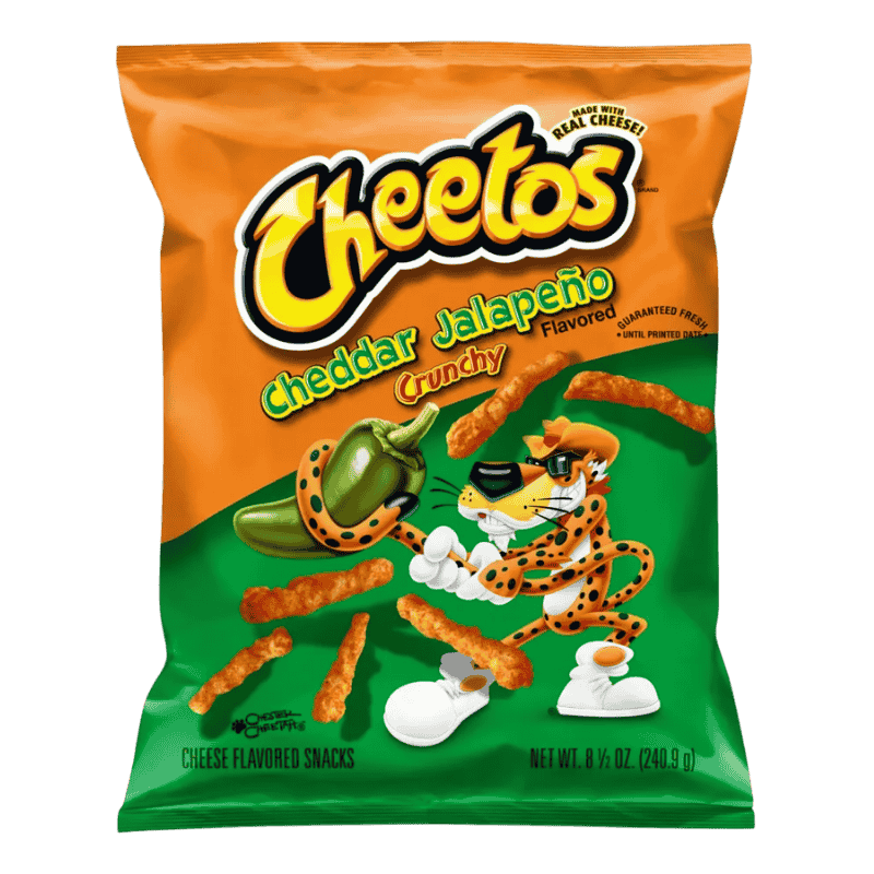 cheetos cheddar jalapeño crunchy 8.5oz 240.9g