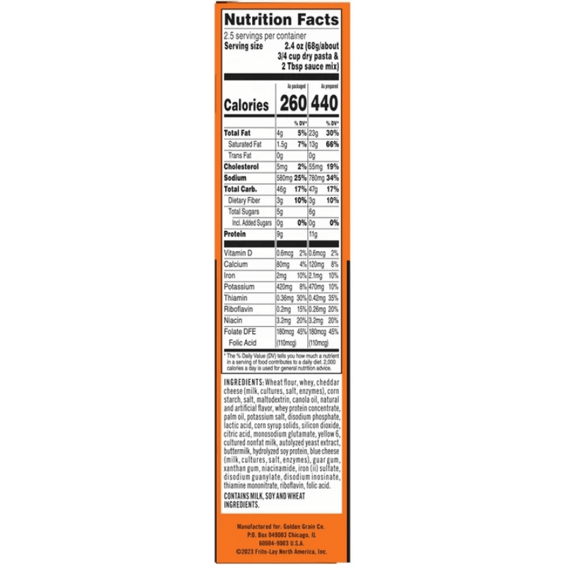 cheetos mac n cheese bold and cheesy 5.9oz - parte de alado