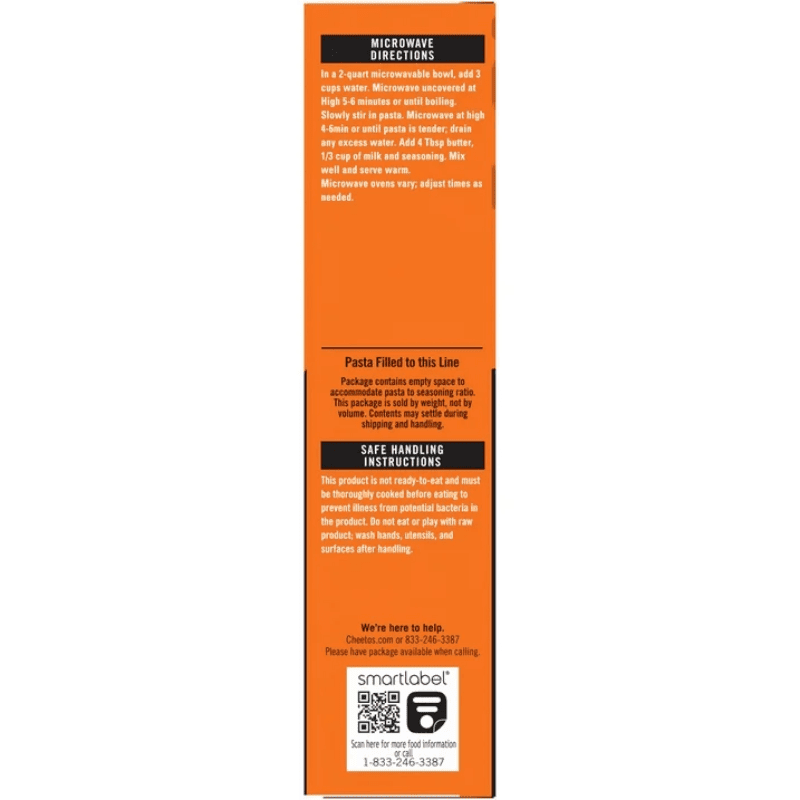 cheetos mac n cheese bold and cheesy 5.9oz - parte de alado