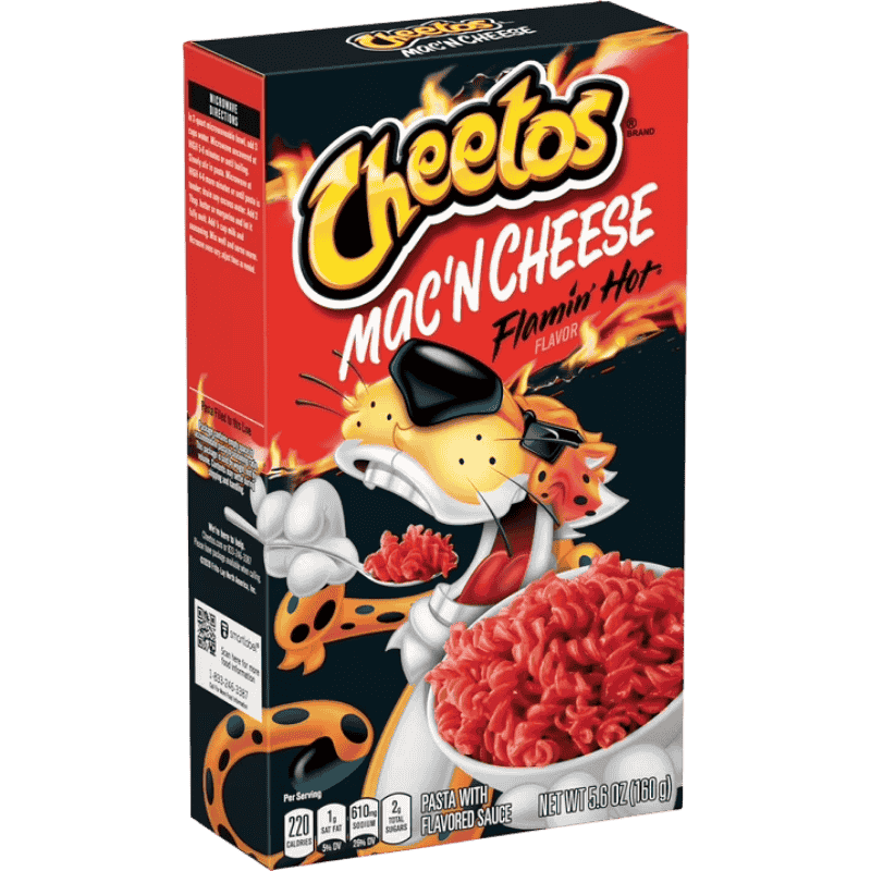 cheetos mac n cheese flamin hot 5.6oz 160g