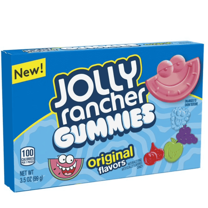 jolly rancher gummies candy original flavors 3.5oz