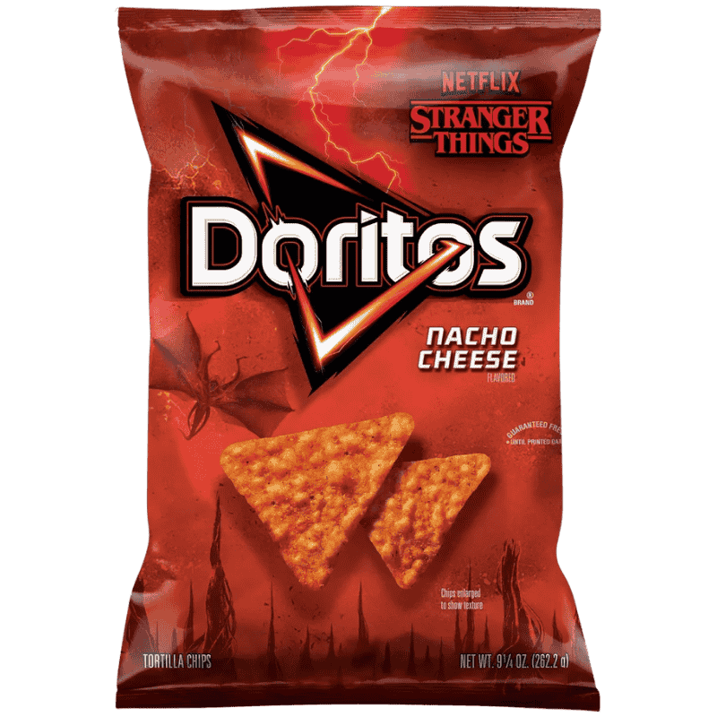 doritos nacho cheese tortilla chips 9.25oz 262.2g