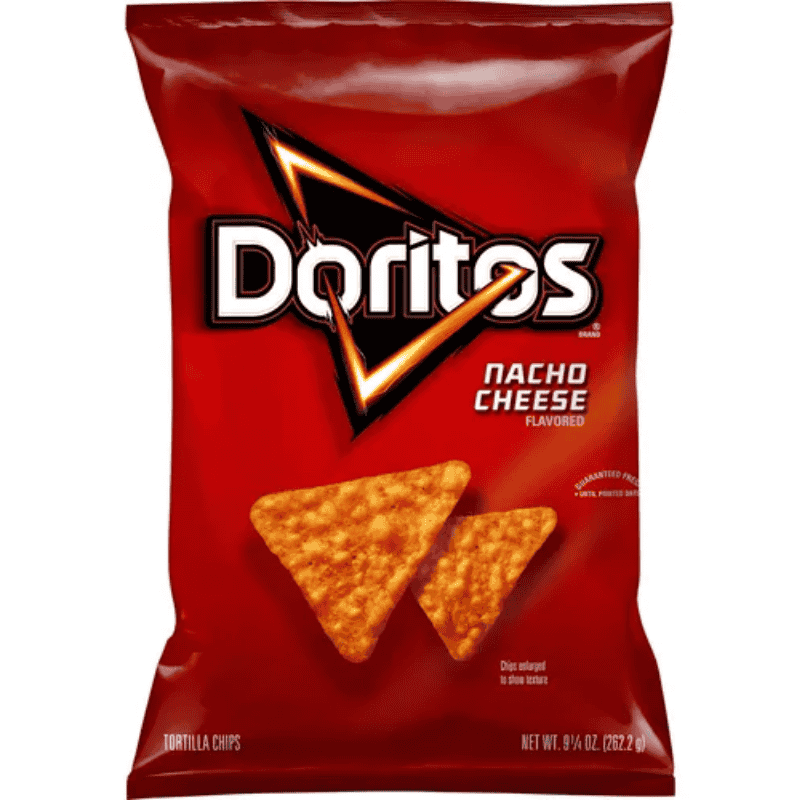 Doritos Nacho Cheese Tortilla Chips 9.25oz 262.2g