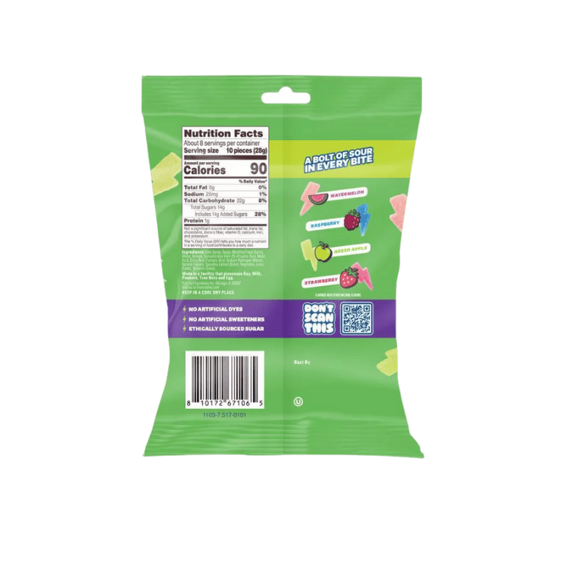 Feastables Sour Strikes Assorted Flavors 7.5oz