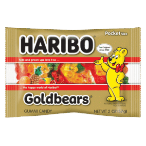 Haribo Goldbears Gummies 2oz 57g bolsa de gomitas clásicas ositos de goma importadas de USA
