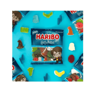 Haribo Harry Potter Gummies 4oz 113g bolsa de gomitas temáticas importadas de USA - Descripcion visual de gomitas.