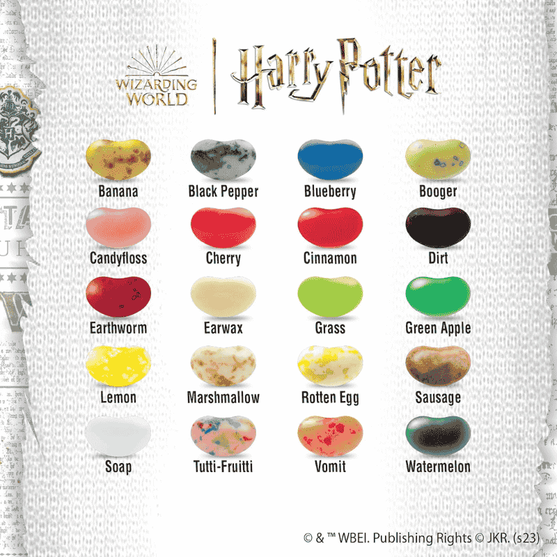 Harry Potter Bertie Botts Sabores