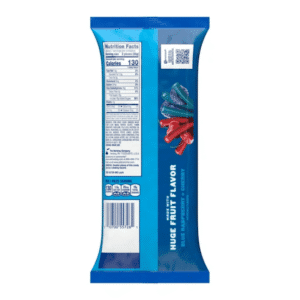 : Jolly Rancher Ropes Blue Raspberry and Cherry 10oz 283g Informacion Nutrimental