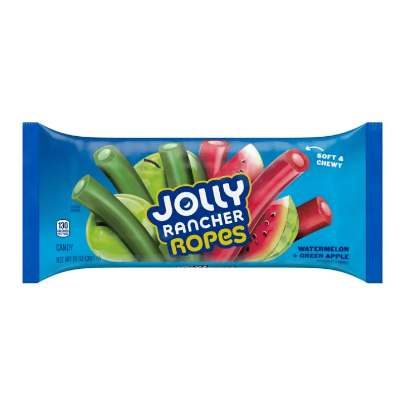 jolly rancher ropes watermelon green apple 10oz 283g