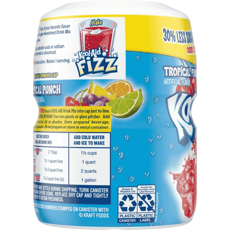 Kool Aid Polvo Tropical Punch 19oz 538g