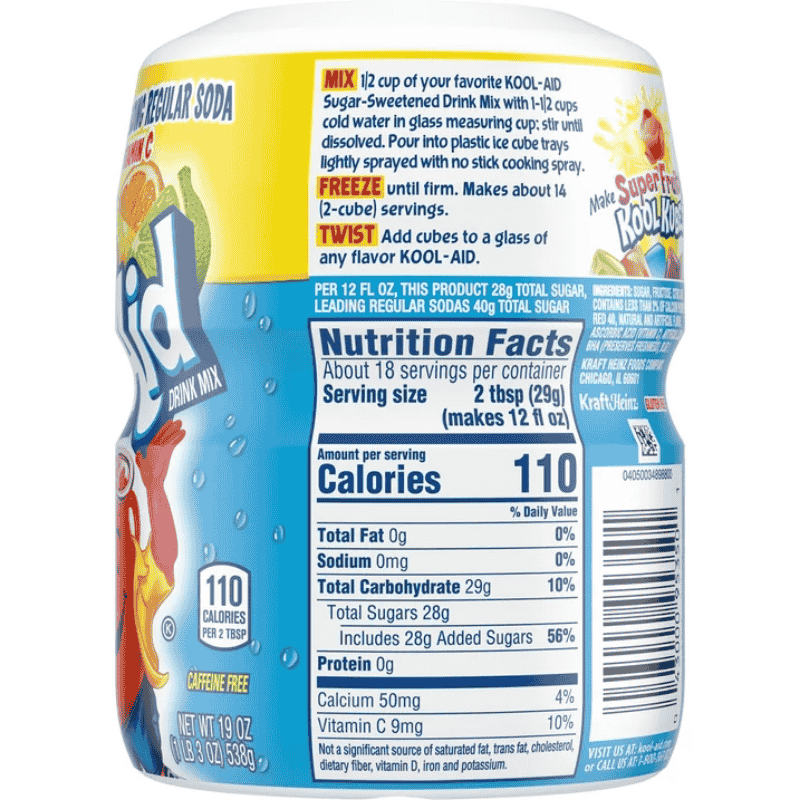 Kool Aid Polvo Tropical Punch 19oz 538g