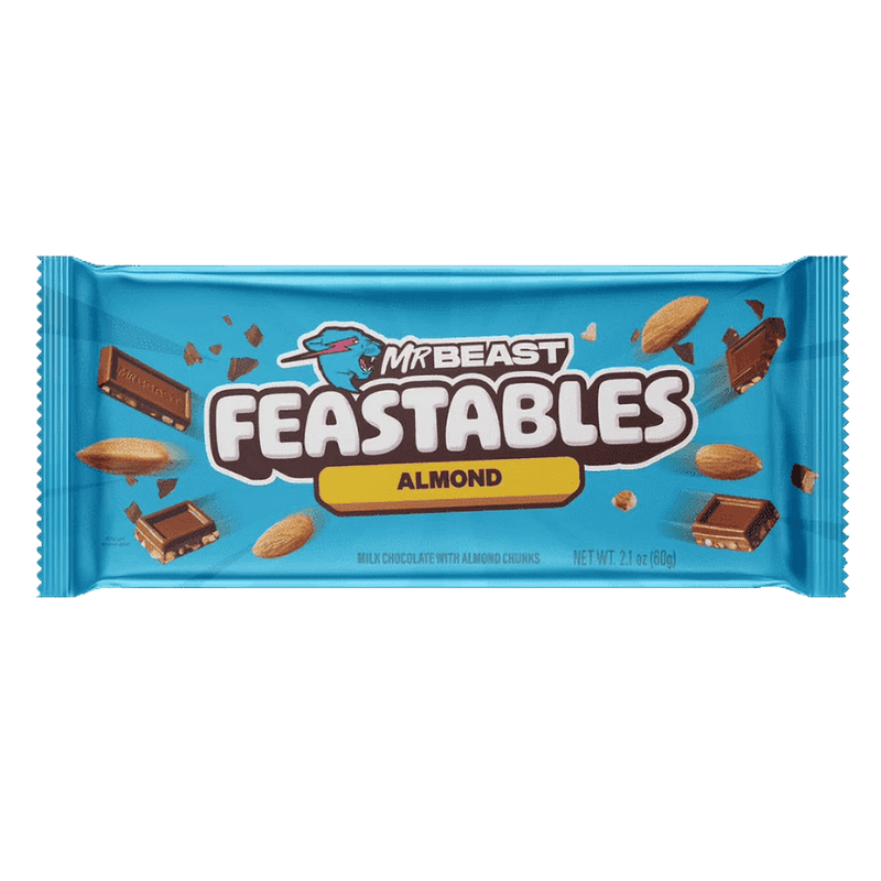 Feastables MrBeast Almond - Barra de Chocolate - 60g