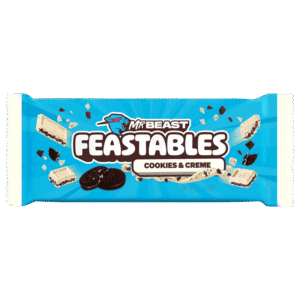 Feastables MrBeast Cookies and Cream - Barra de Chocolate - 60g
