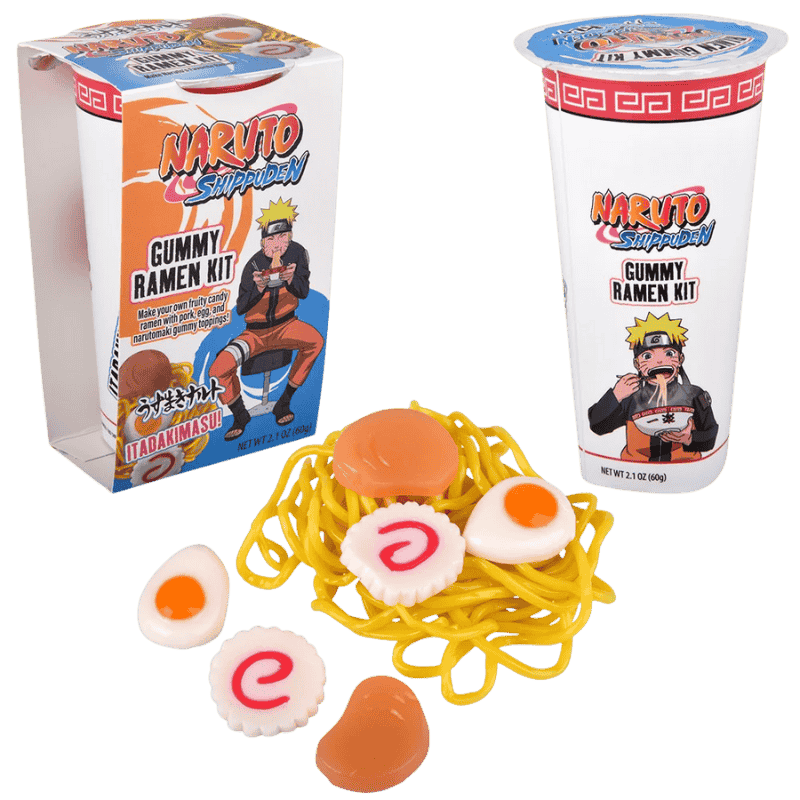 Naruto Shippuden Gummy Ramen Kit 2.1 OZ (60g)