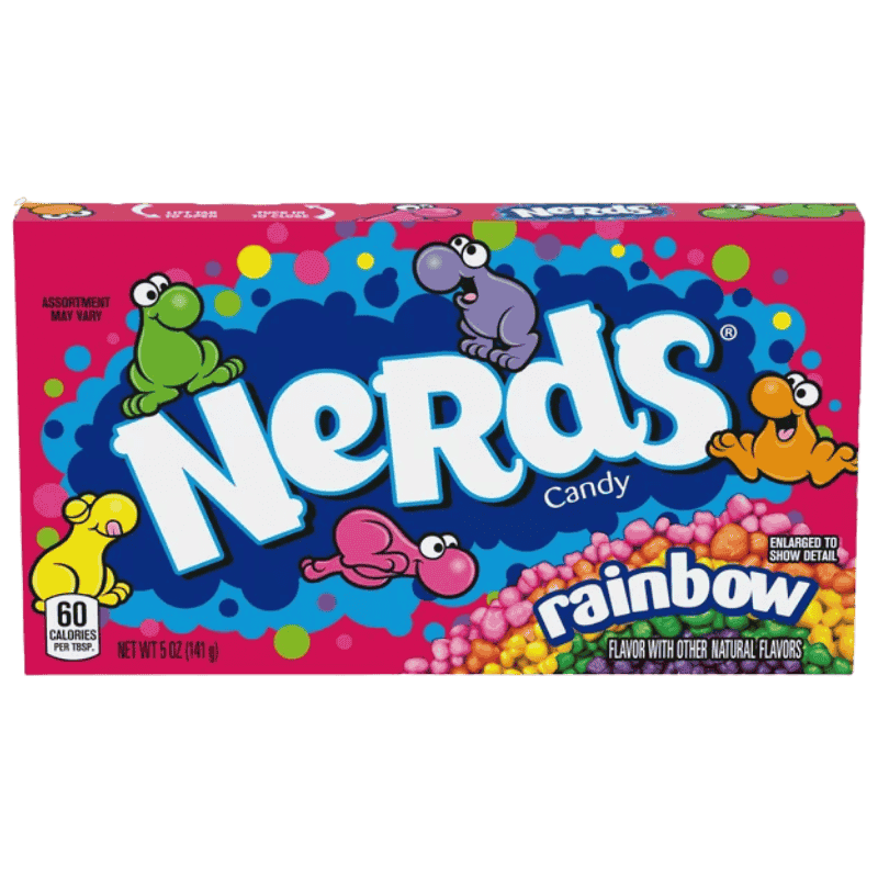 Nerds Rainbow 5oz (141g) Dulces Americanos con Sabores Frutales