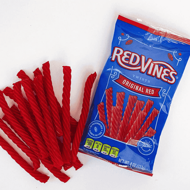 Red Vines Twists 4oz 113g regaliz rojo original USA