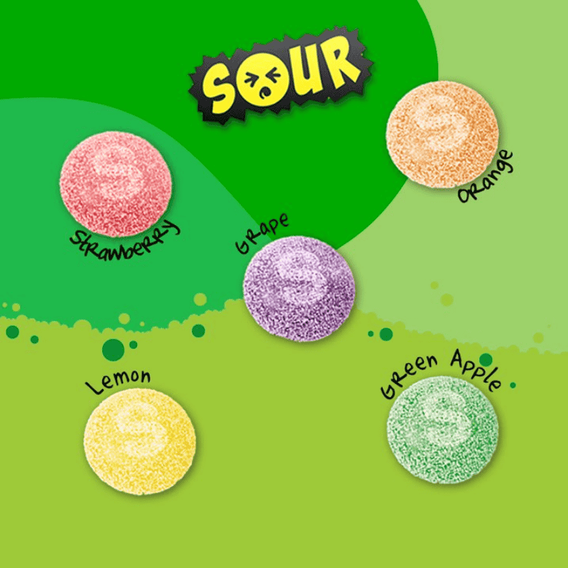 Skittles Gummies Sour 5.80oz 164.4g sabores de gomitas