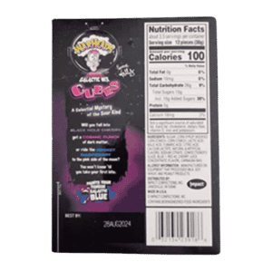 Warheads Sour Galactic Mix Cubes 3.5 OZ (99g)