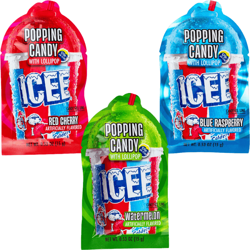 Icee Popping Candy with Lollipop ICEE
