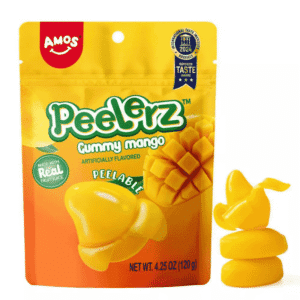 Peelerz Mango 4.25oz 120g bolsa de gomitas sabor mango