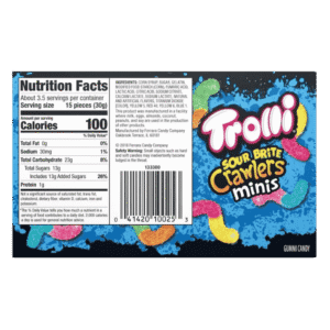 Trolli Sour Brite Crawlers minis Caja 3.5oz 99G