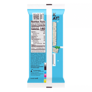 HERSHEY'S Christmas Cookies 'n' Creme Build-A-Snowman Candy Bar 4oz 113g - Vista Trasera con Informacion Nutrimental