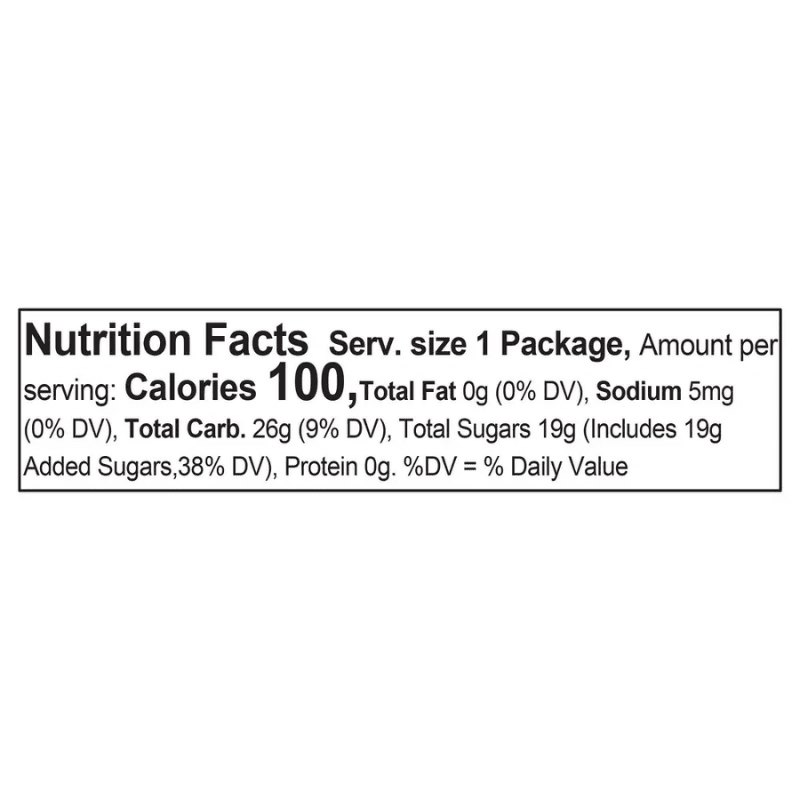 Jelly Belly Christmas Mix Pouch Candies 1oz 28g - Ingredientes