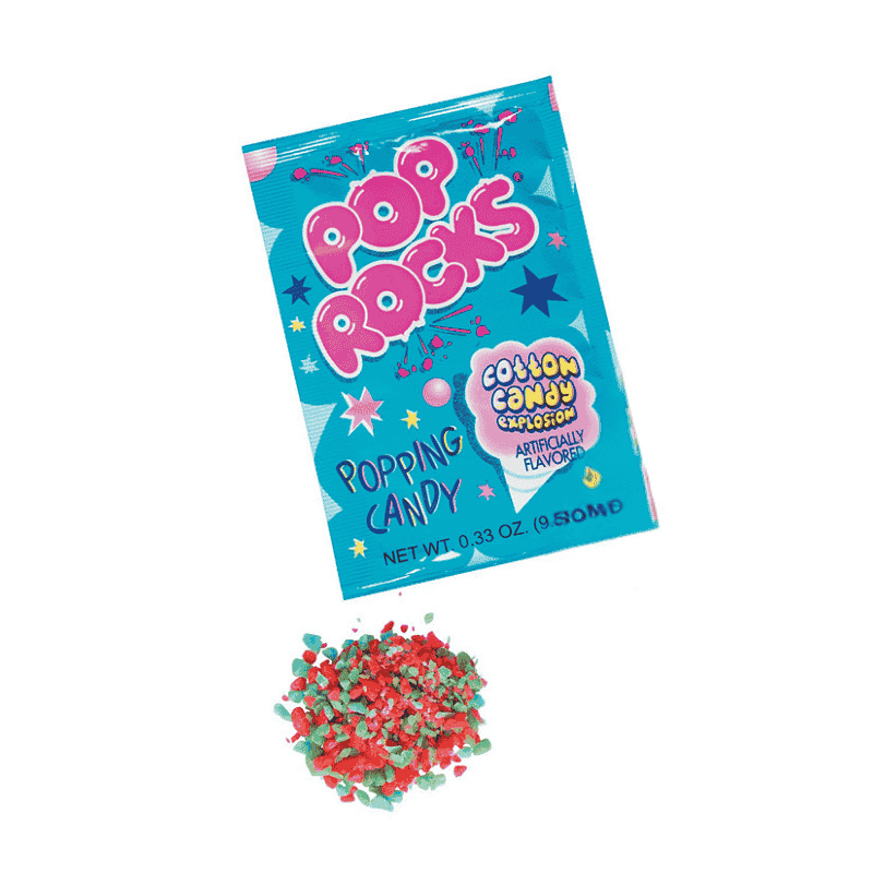 Pop Rocks Popping Candy Cotton Candy Explosion 0.33oz 9.5g