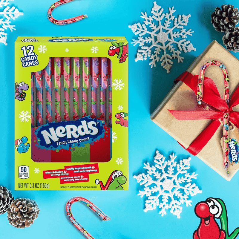 Nerds 12 Candy Canes 5.3oz 150g Bastones Navideños