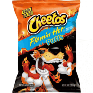 Cheetos Flamin Hot Puffs 8oz 226.8g