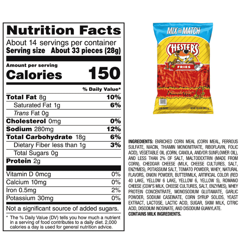 Chester’s Fries Flamin’ Hot 382.7g