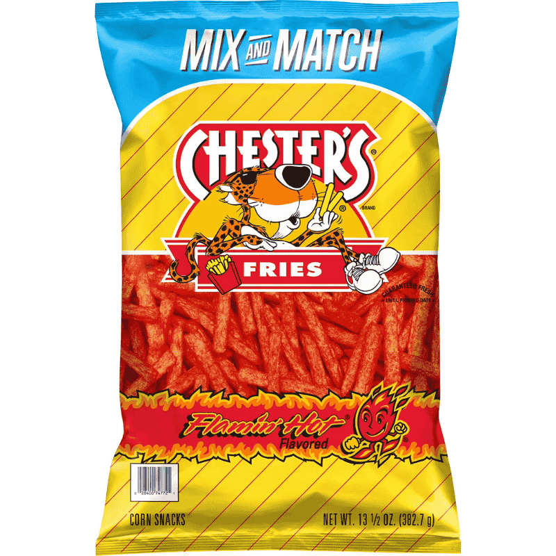 chesters fries flamin hot 382.7g