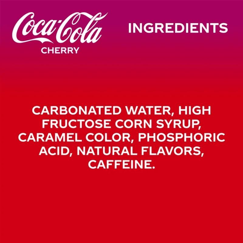 Coca cola cherry lata 355ml