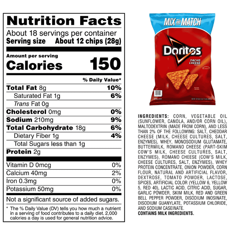 Doritos Nacho Cheese 520.9g