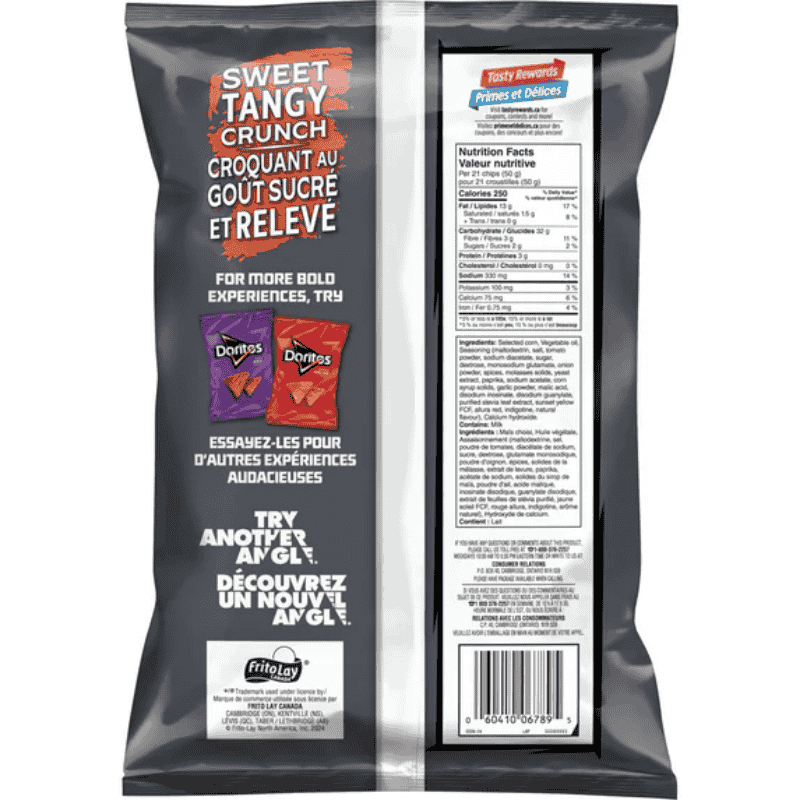 Doritos Sweet & Tangy BBQ 9 14 oz (262.2g)