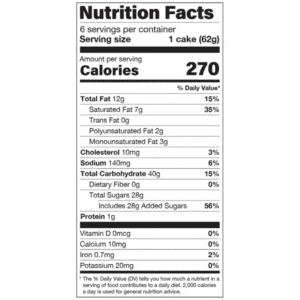 Little Debbie Zebra Cakes Rolls 6 Pastelitos 372g