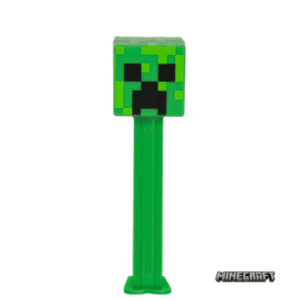 pez dispensador con dulces minecraft creeper