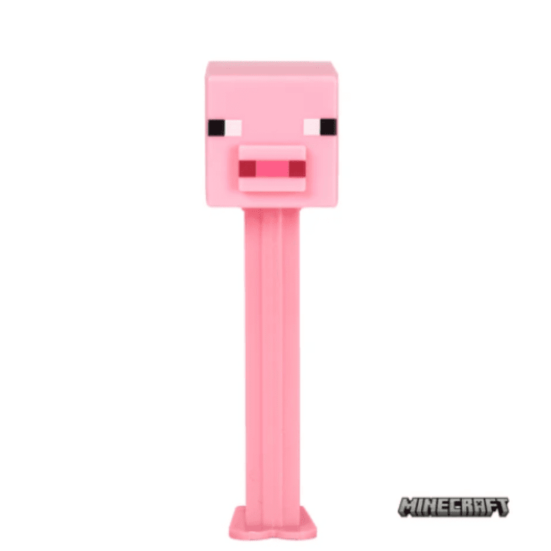 pez dispensador con dulces minecraft pig