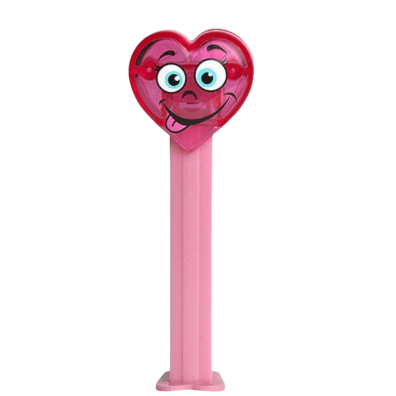 pez dispensador con dulces san valentin silly crystal heart