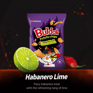 Samyang Buldak Habanero Lime Potato Chips - 4.23oz 120g