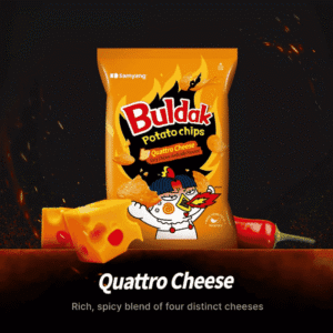 Samyang Buldak Quattro Cheese Potato Chips - 4.23oz 120g