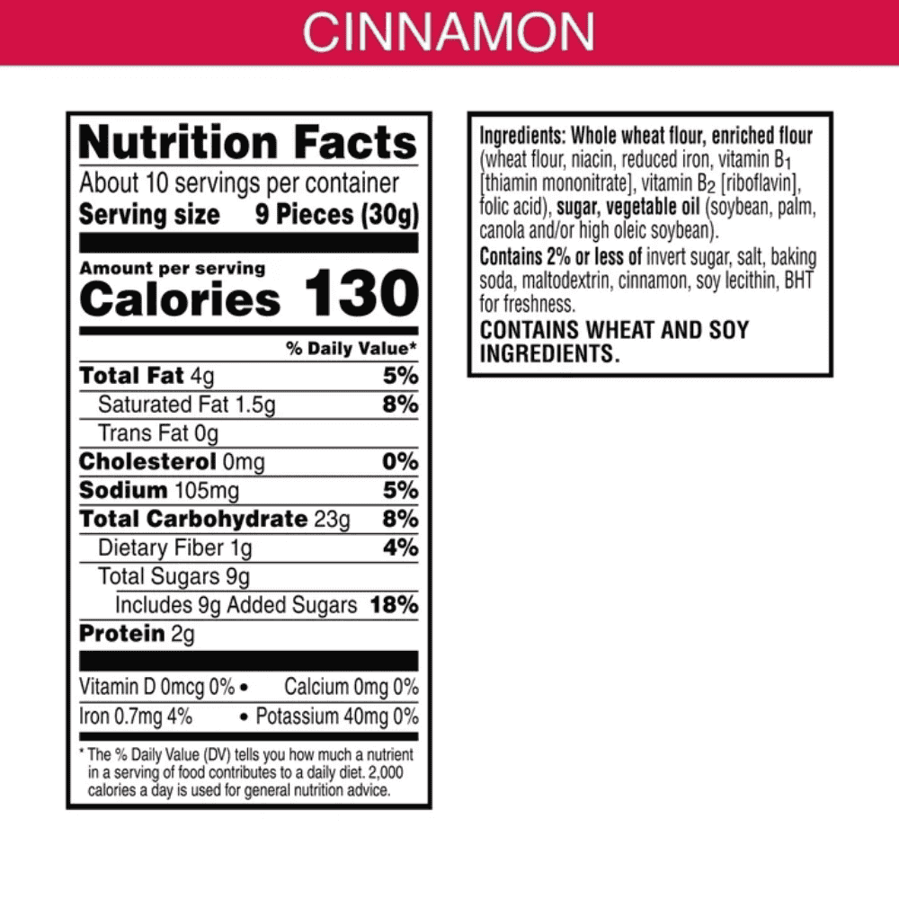 Scooby-Doo! Baked Graham Cracker Snacks Cinnamon Canela 11oz 311g
