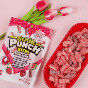Sour Punch Bites Rad Reds Valentines 9oz 255g