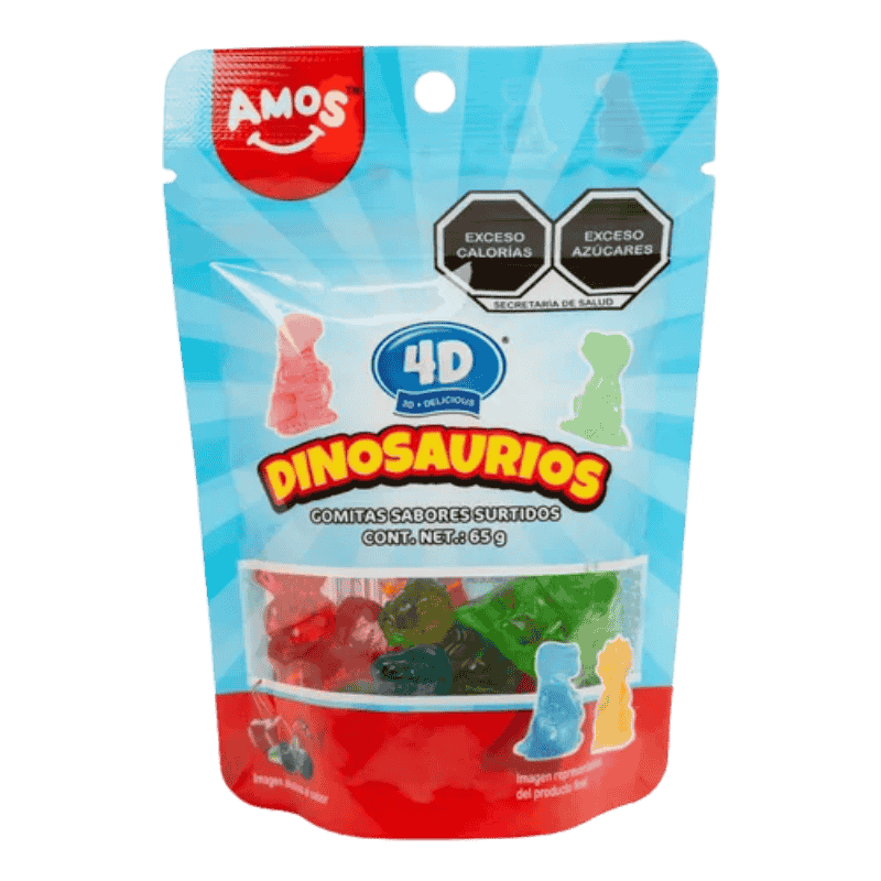 4D Dinosaurios Gomitas 65g