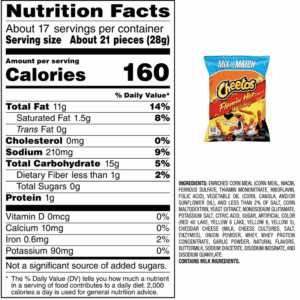 Cheetos Flamin' Hot Crunchy 17.37oz 492.5g