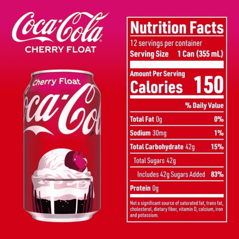 Coca-Cola Cherry Float 12oz