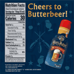 Coffee mate Creamer Harry Potter BUTTERBEER 828ml